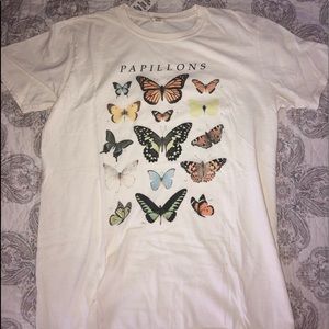 URBAN OUFITTERS TRENDY BUTTERFLY SHIRT. NWT!
